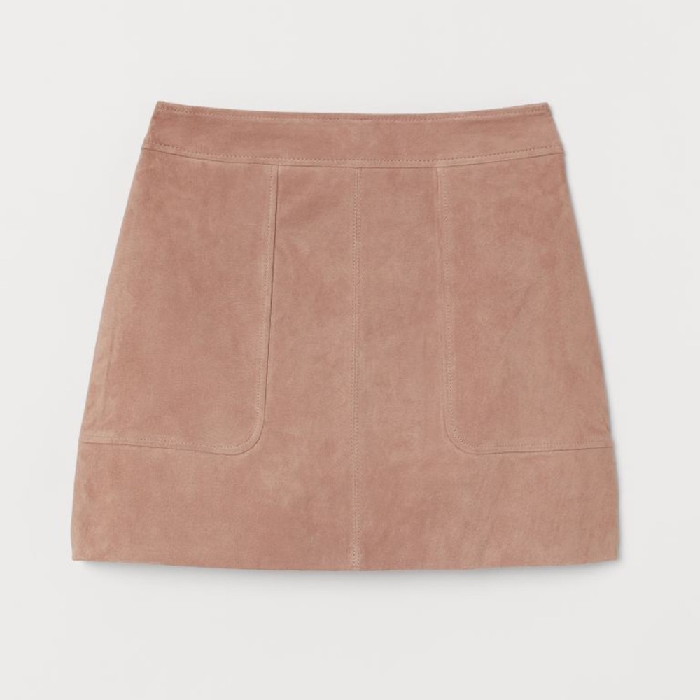 H&M Suede Skirt